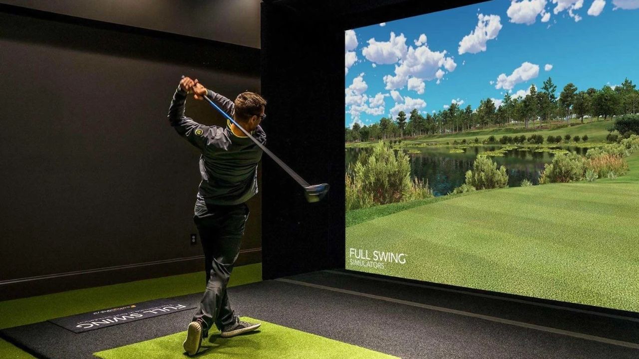 full swing indoor golf simulator