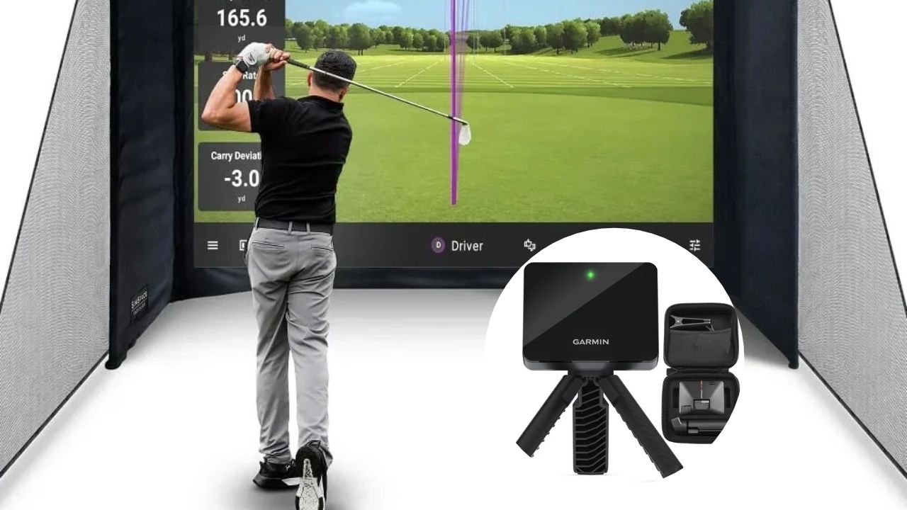 garmin approach r10 golf launch monitor & indoor simulator