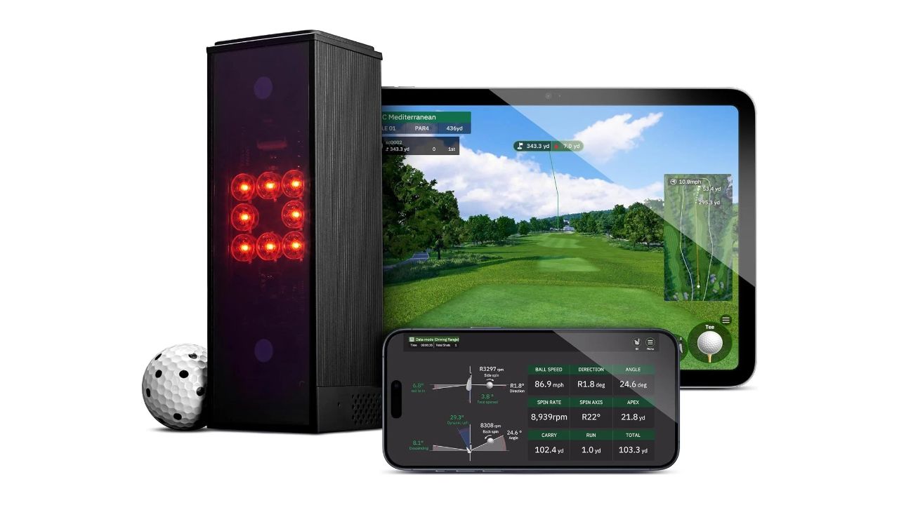 square golf indoor launch monitor & simulator