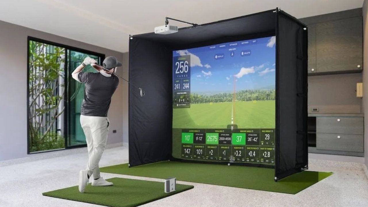 indoor golf simulator lease