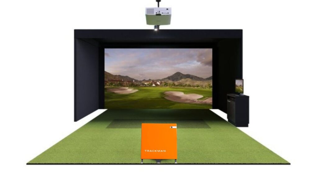 trackman indoor golf simulator cost